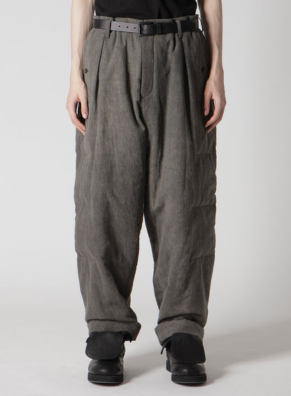 COTTON LINEN SHEETING  HORIZONTAL PADDED PANTS