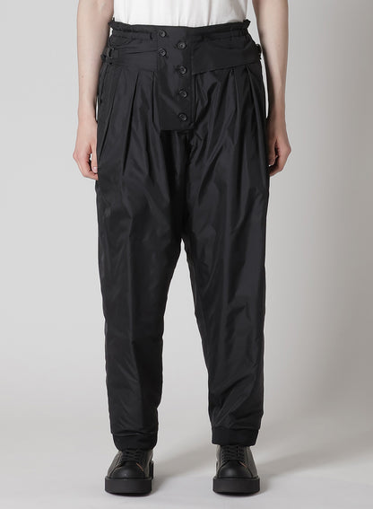 WOOL GABARDINE OUTER POCKET PANTS