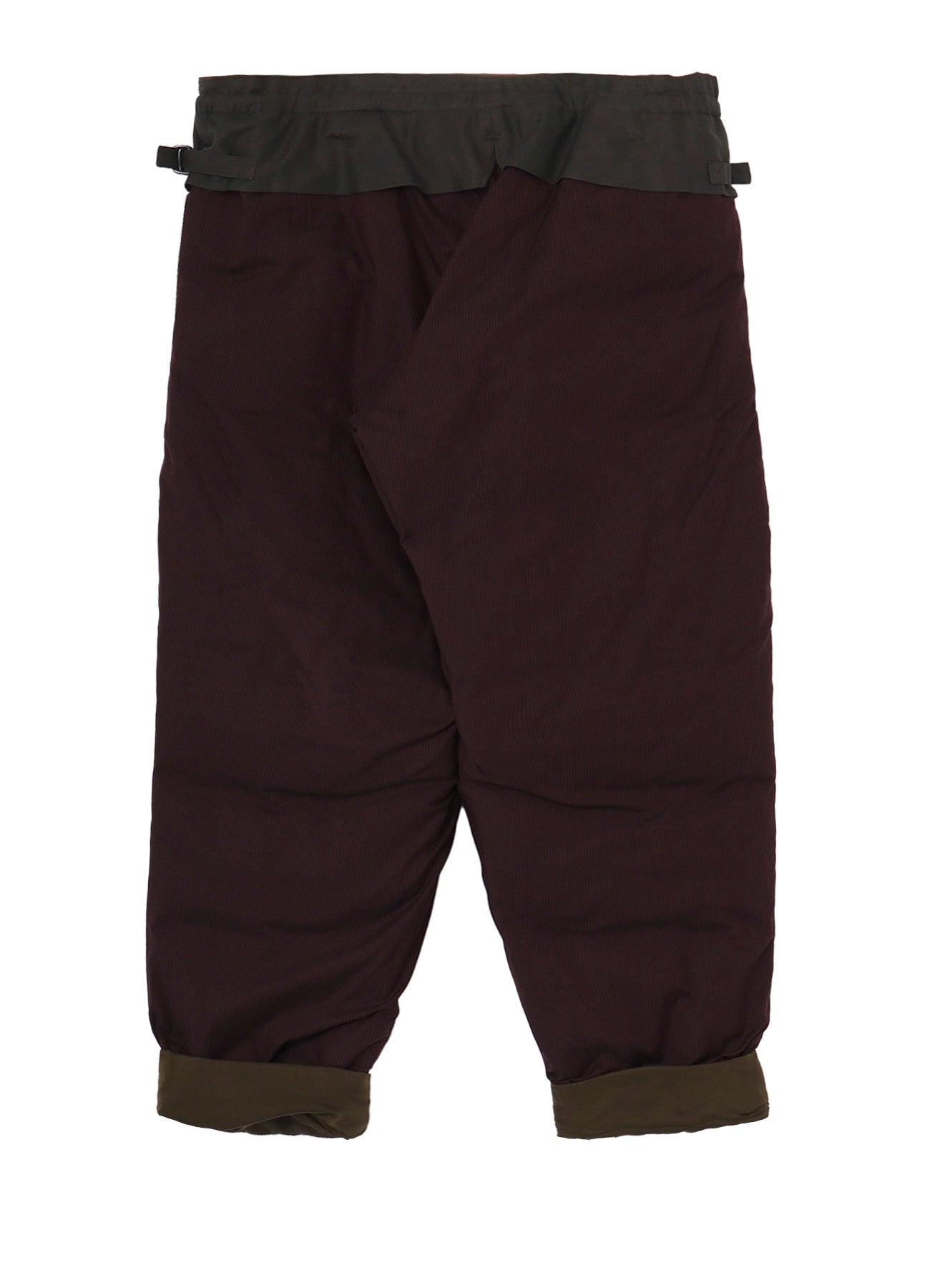KHAKI CU TWILL TUCK PADDED PANTS