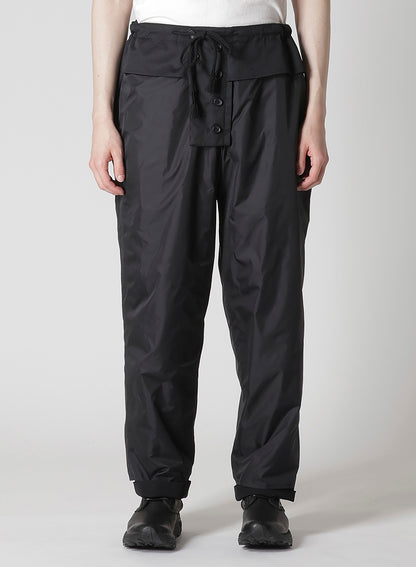 WOOL GABARDINE SIDE PADDED PANTS