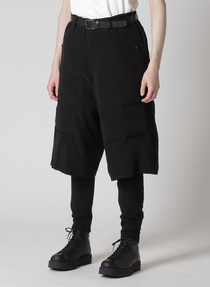 Ta TUXEDO PADDED SHORT PANTS
