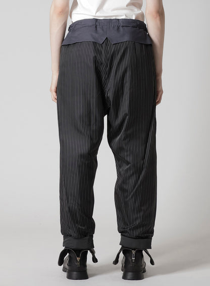 COLOR ADJUSTMENT PRINTED PADDED PANTS
