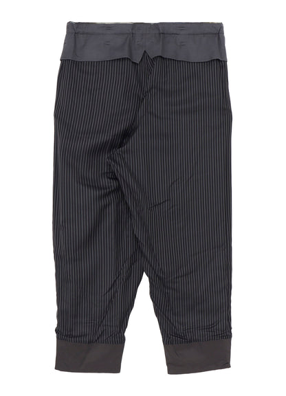 COLOR ADJUSTMENT PRINTED PADDED PANTS