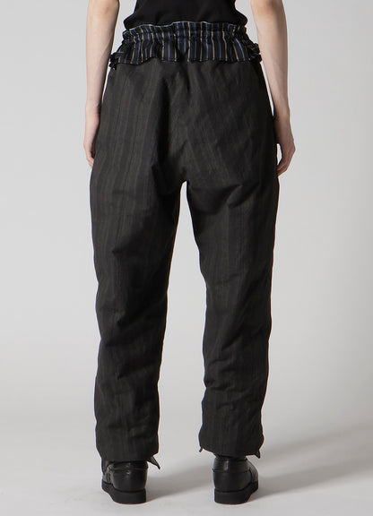 DIAGONAL FPADDED PRINTED PANTS