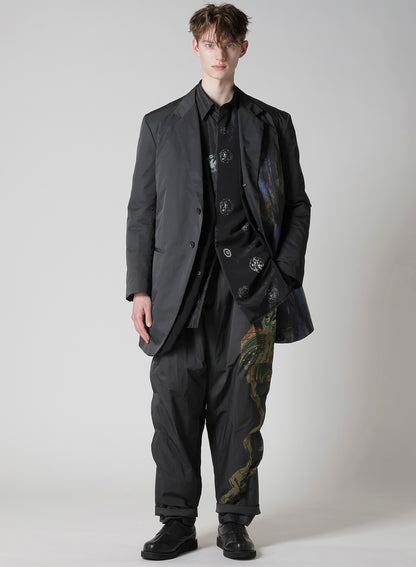 KNEE TAB PADDED PRINTED PANTS
