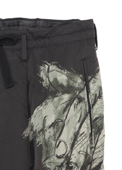 KNEE TAB PADDED PRINTED PANTS