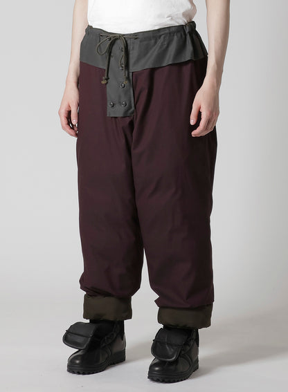 KHAKI CU TWILL PADDED PANTS