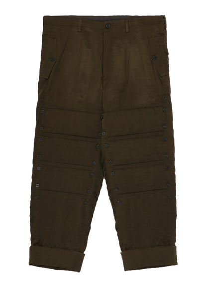 KHAKI CU TWILL PADDED PANTS