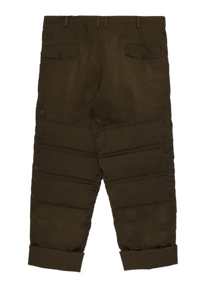 KHAKI CU TWILL PADDED PANTS