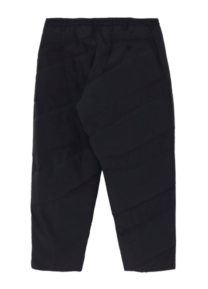 RE NYLON TUSSER PADDED FOODED PANTS