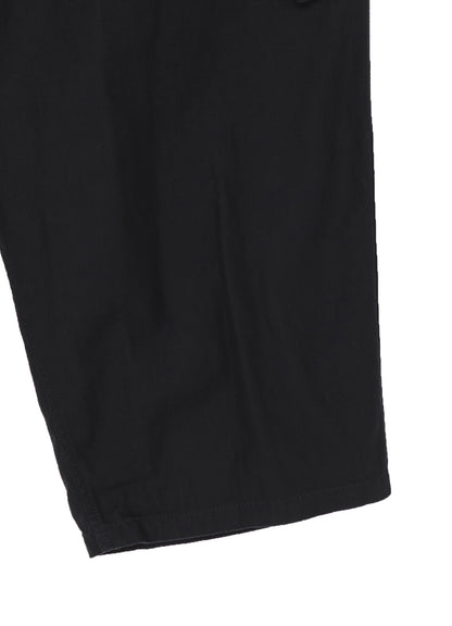 BLACK SCANDAL HERRINGBONE 12TUCK WORK PANTS