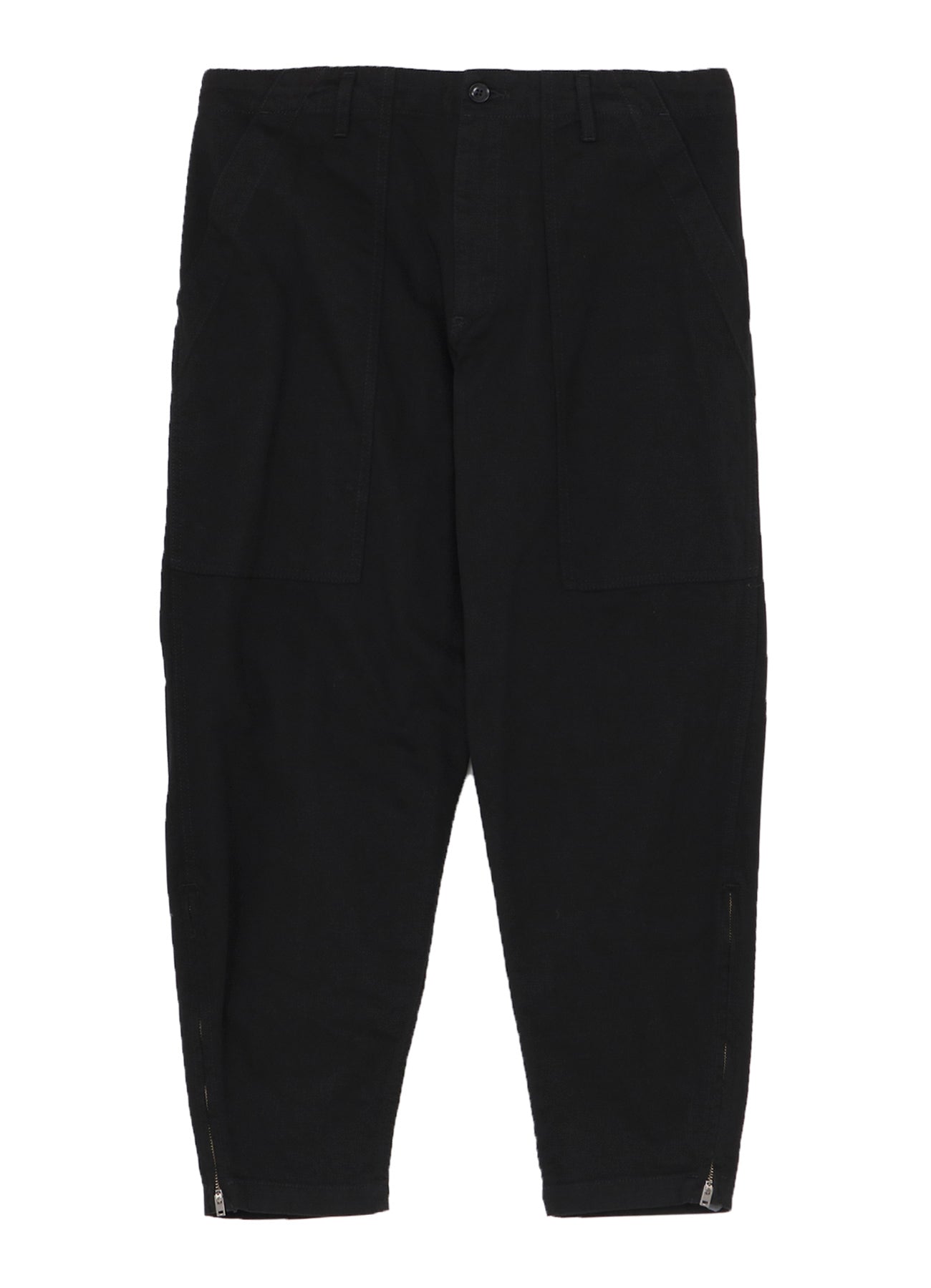 BLACK SCANDAL KATSURAGI HEM ZIP PAINTER PANTS