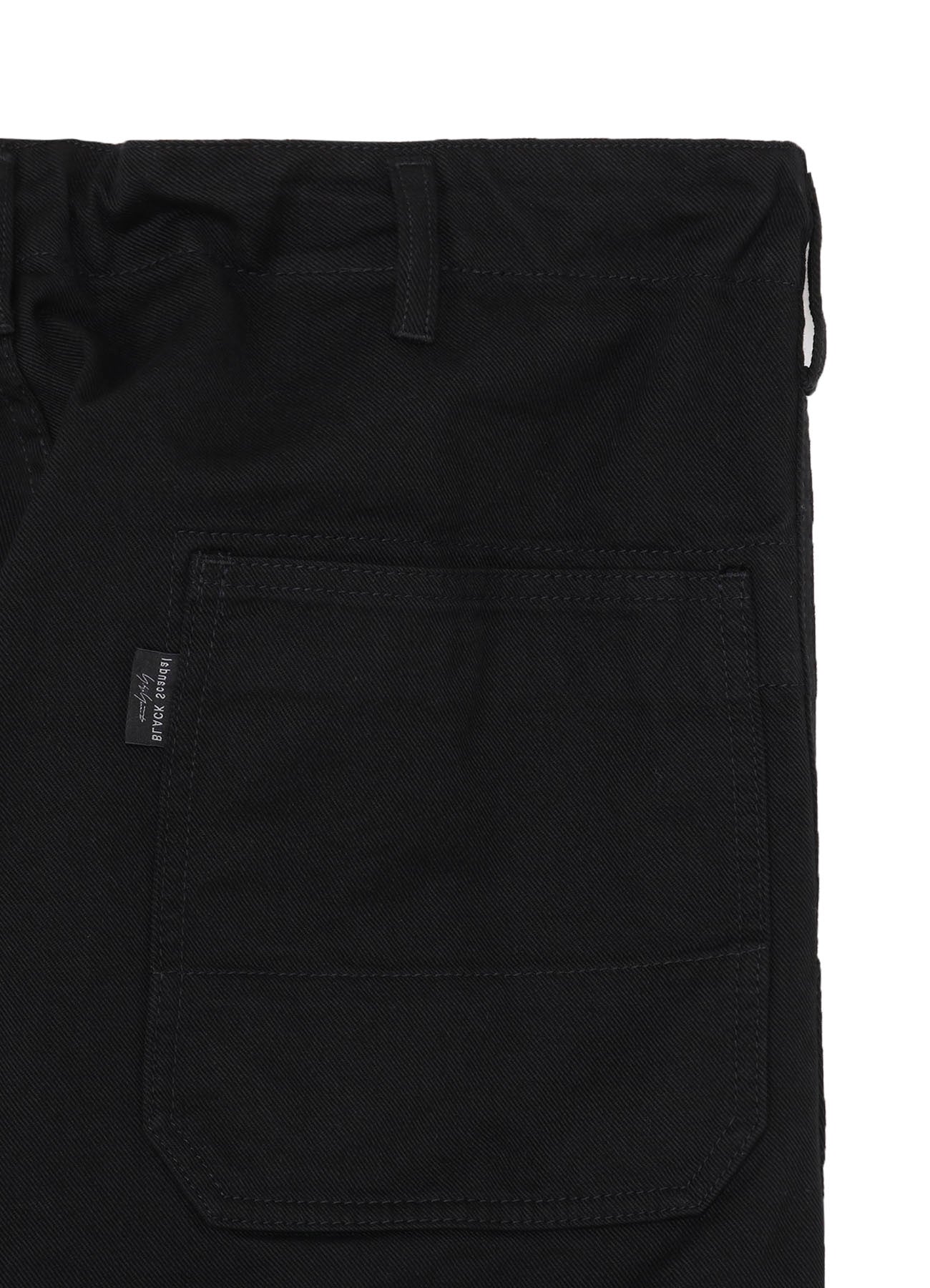 BLACK SCANDAL KATSURAGI HEM ZIP PAINTER PANTS