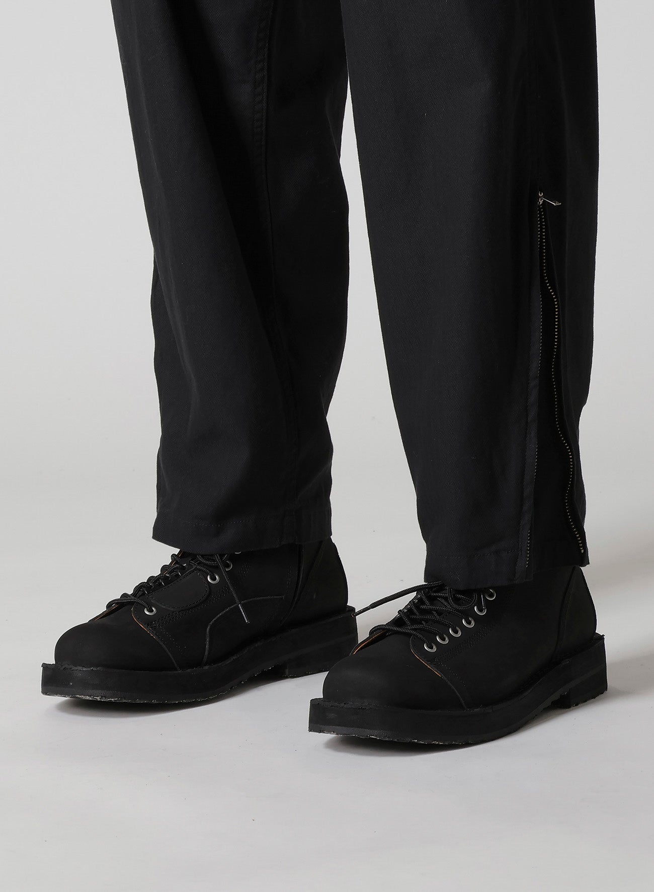 BS HERRINGBONE HEM ZIP PAINTER PANTS