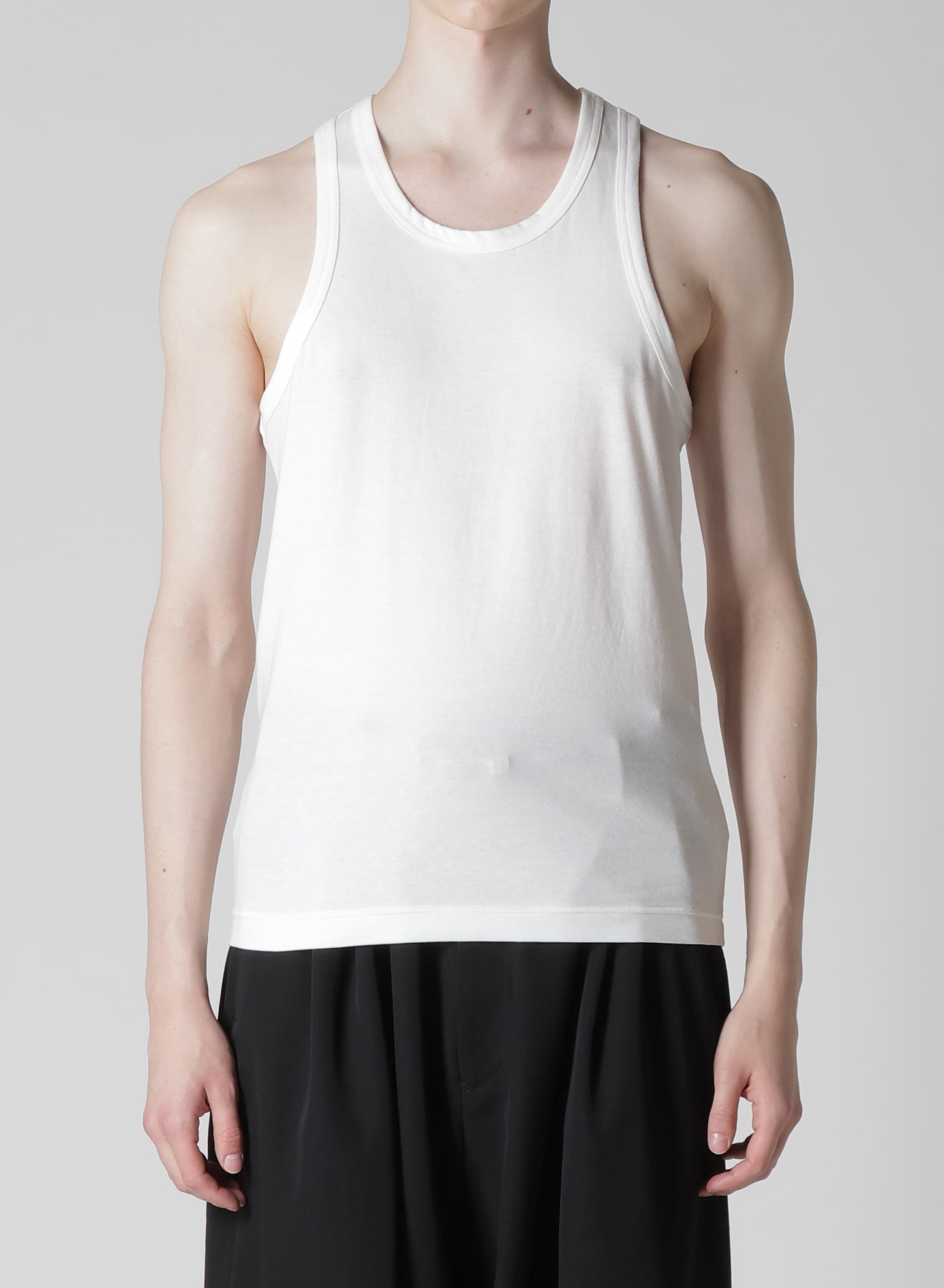 COTTON SINGLE JERSEY X TANK TOP