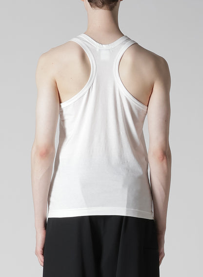 COTTON SINGLE JERSEY X TANK TOP