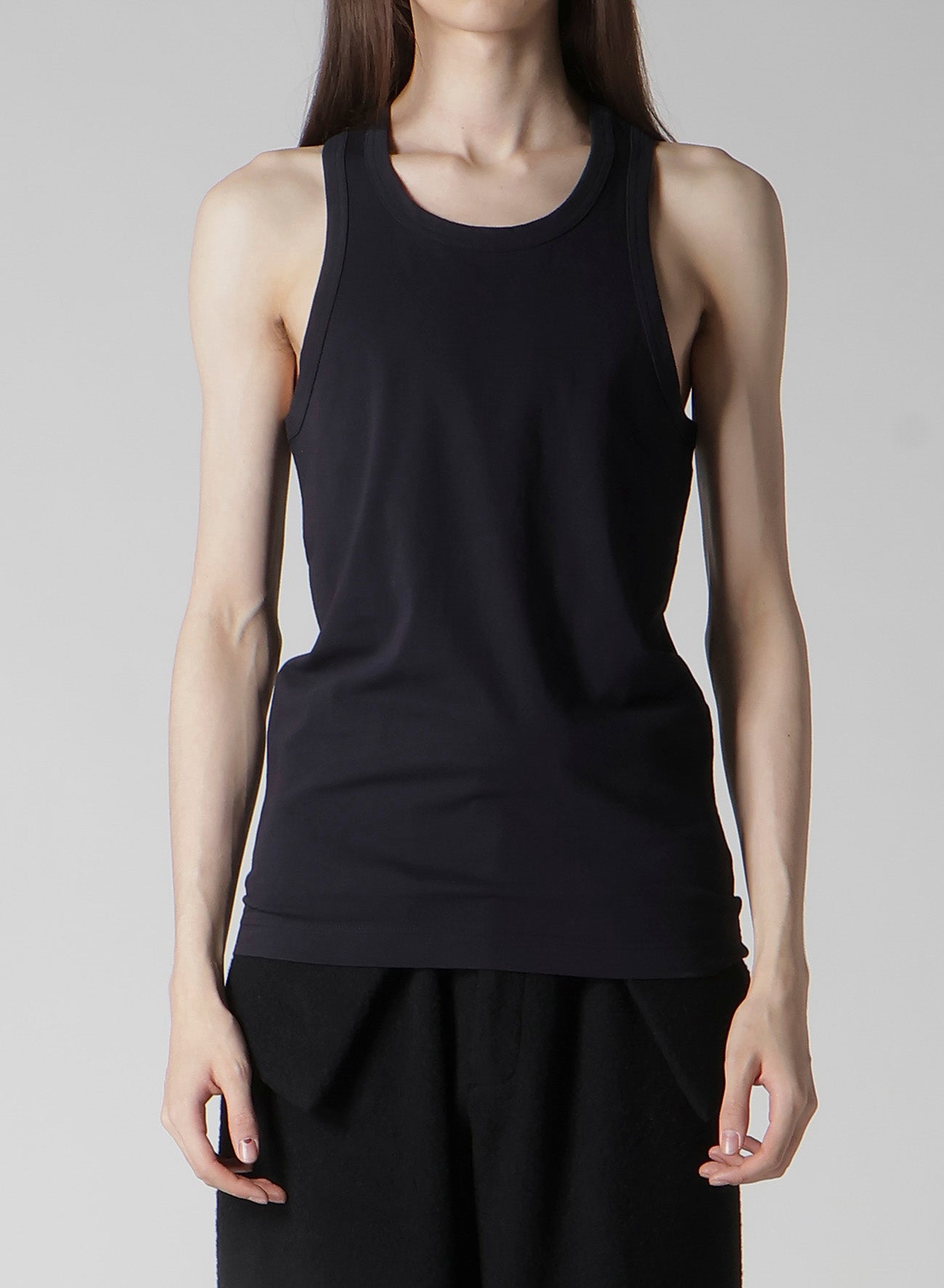 COTTON SINGLE JERSEY X TANK TOP
