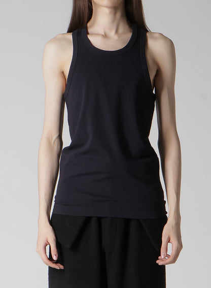 COTTON SINGLE JERSEY X TANK TOP
