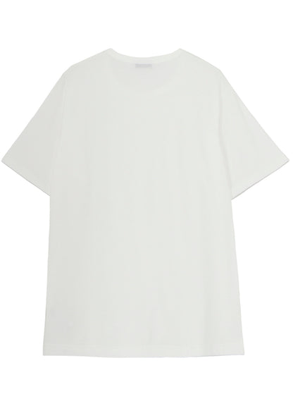 COTTON SINGLE JERSEY ROUND NECK SHORT SLV T