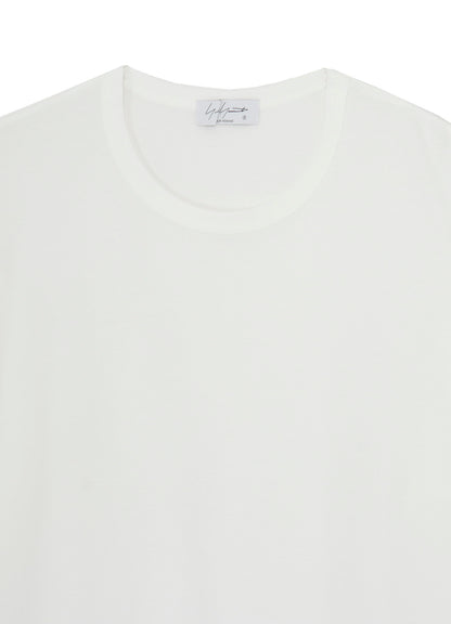 COTTON SINGLE JERSEY ROUND NECK SHORT SLV T