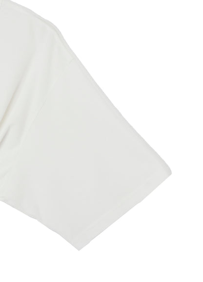 COTTON SINGLE JERSEY ROUND NECK SHORT SLV T