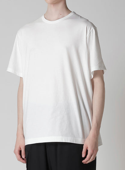 COTTON SINGLE JERSEY ROUND NECK SHORT SLV T