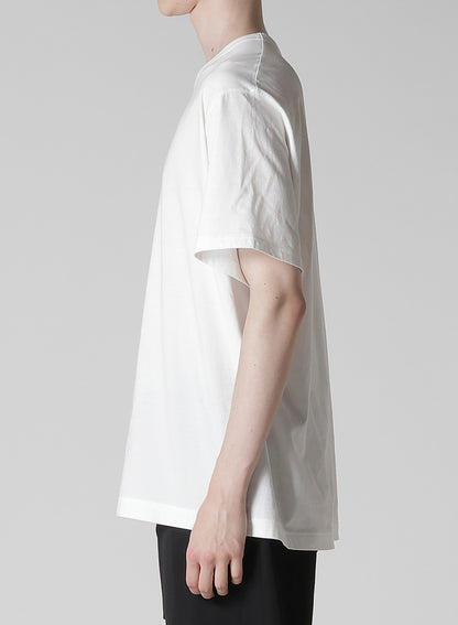 COTTON SINGLE JERSEY ROUND NECK SHORT SLV T
