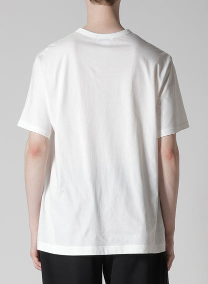 COTTON SINGLE JERSEY ROUND NECK SHORT SLV T