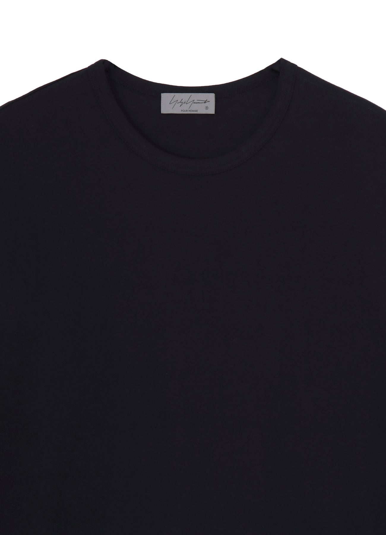 COTTON SINGLE JERSEY ROUND NECK LONG SLV T
