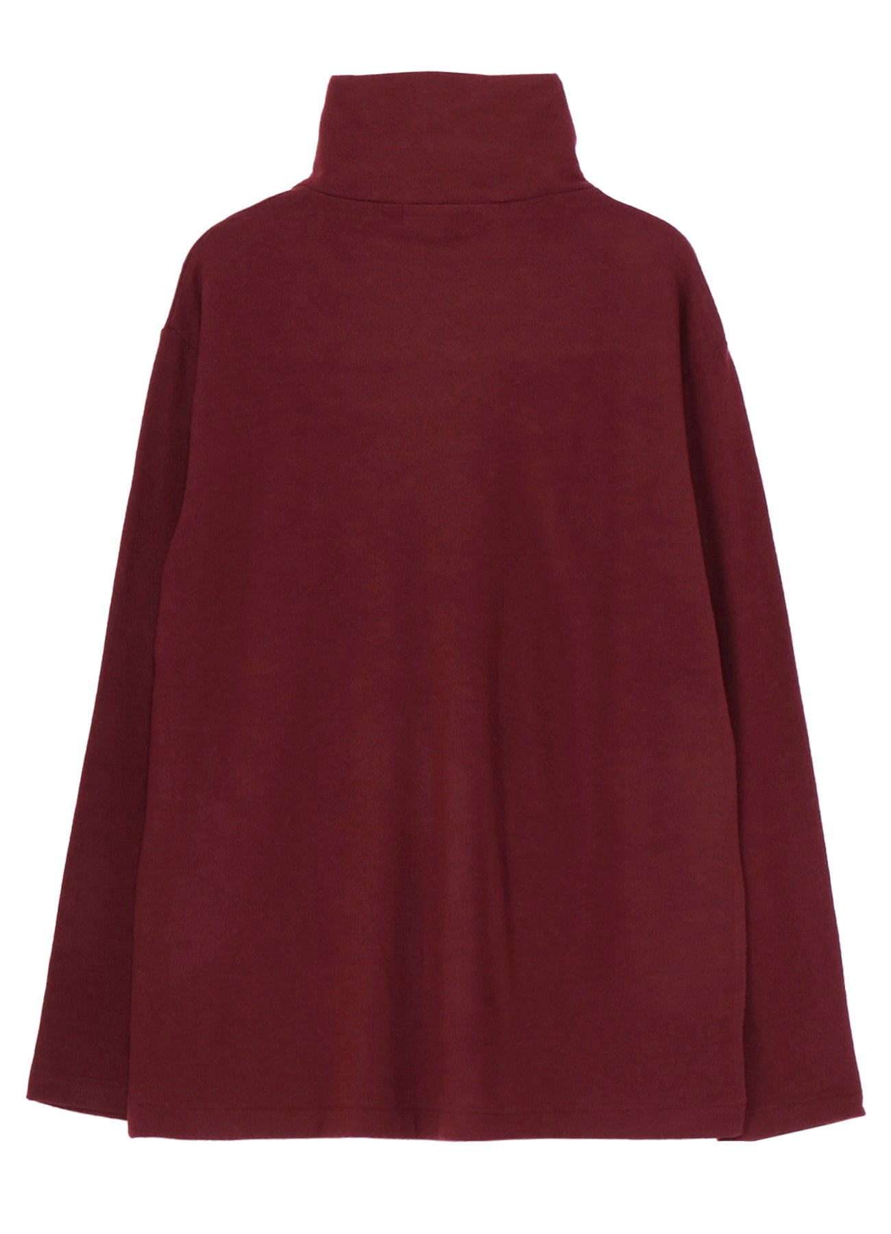 SUPER 120 WOOL SINGLE JERSEY TURTLE NECK LS TEE