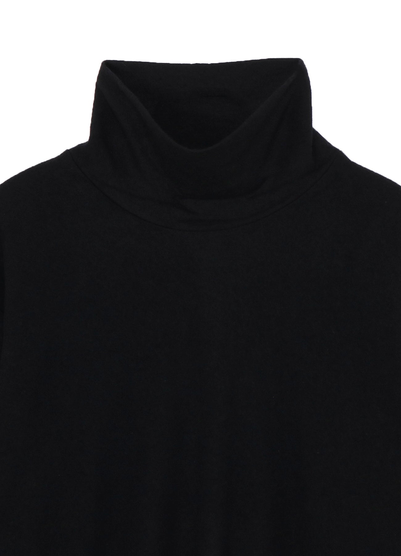 SUPER 120 WOOL SINGLE JERSEY TURTLE NECK LS TEE