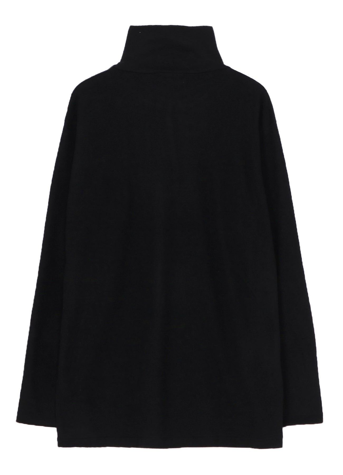 SUPER 120 WOOL SINGLE JERSEY TURTLE NECK LS TEE