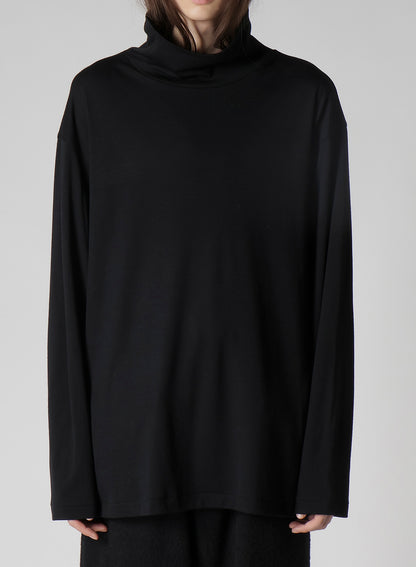1/80 WASHABLE WOOL INTERLOCK TURTLE NECK LONG SLV