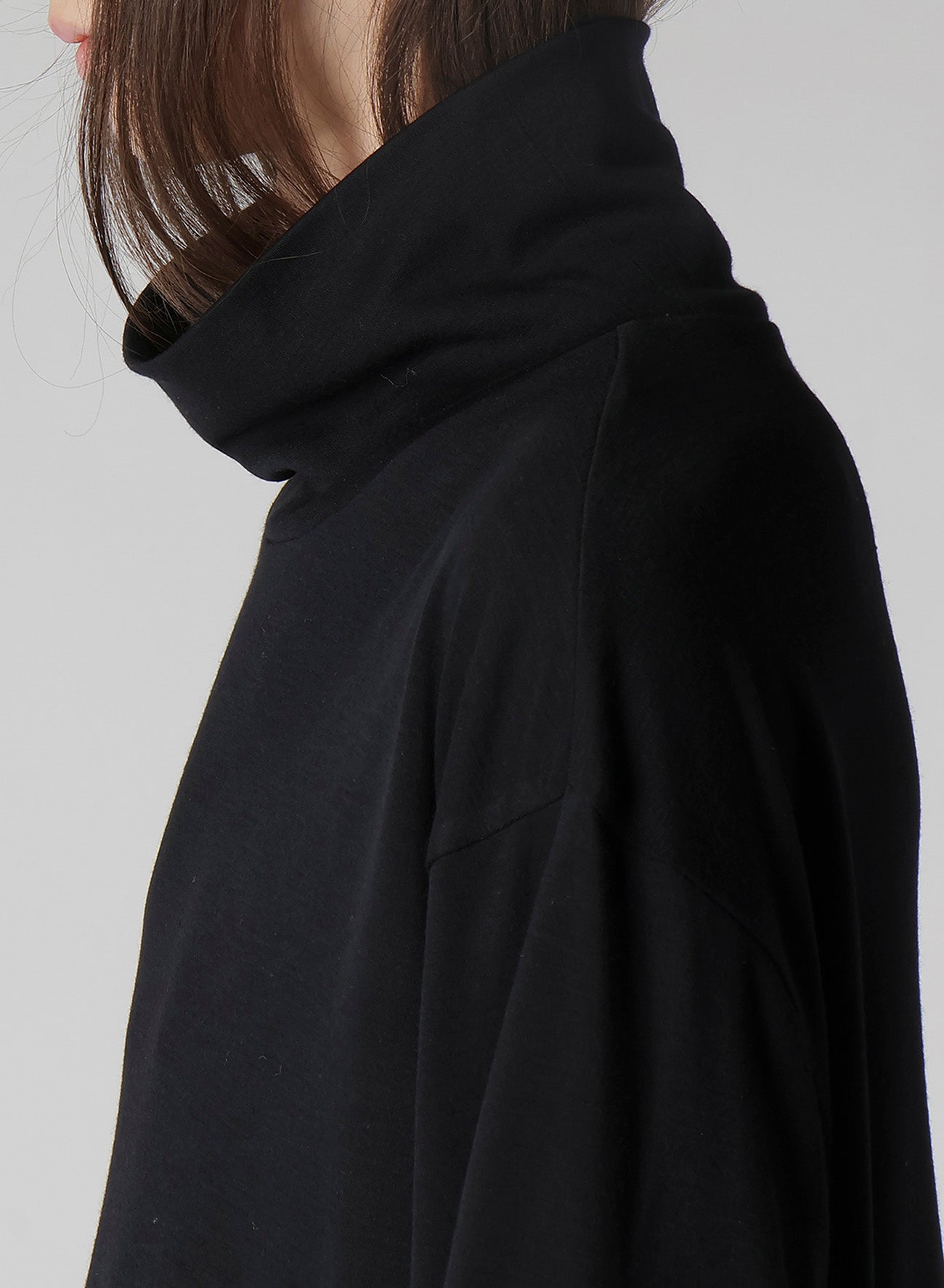 1/80 WASHABLE WOOL INTERLOCK TURTLE NECK LONG SLV
