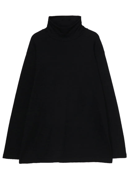 1/80 WASHABLE WOOL INTERLOCK TURTLE NECK LONG SLV