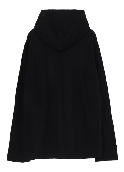 SUPER 120 WOOL SINGLE JERSEY HOODED LS TEE