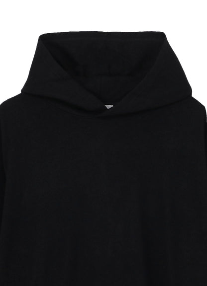 SUPER 120 WOOL SINGLE JERSEY HOODED LS TEE