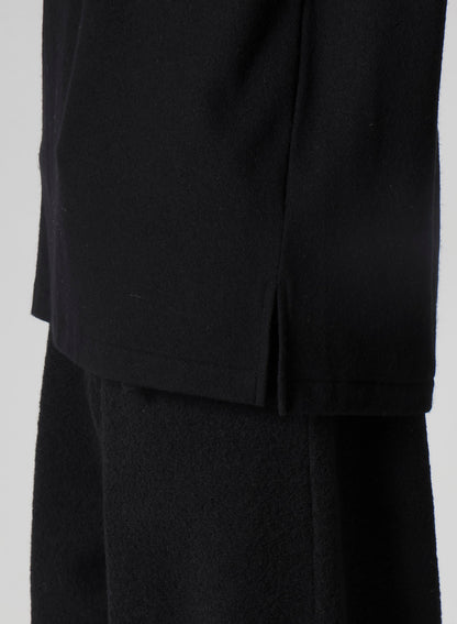 SUPER 120 WOOL SINGLE JERSEY HOODED LS TEE