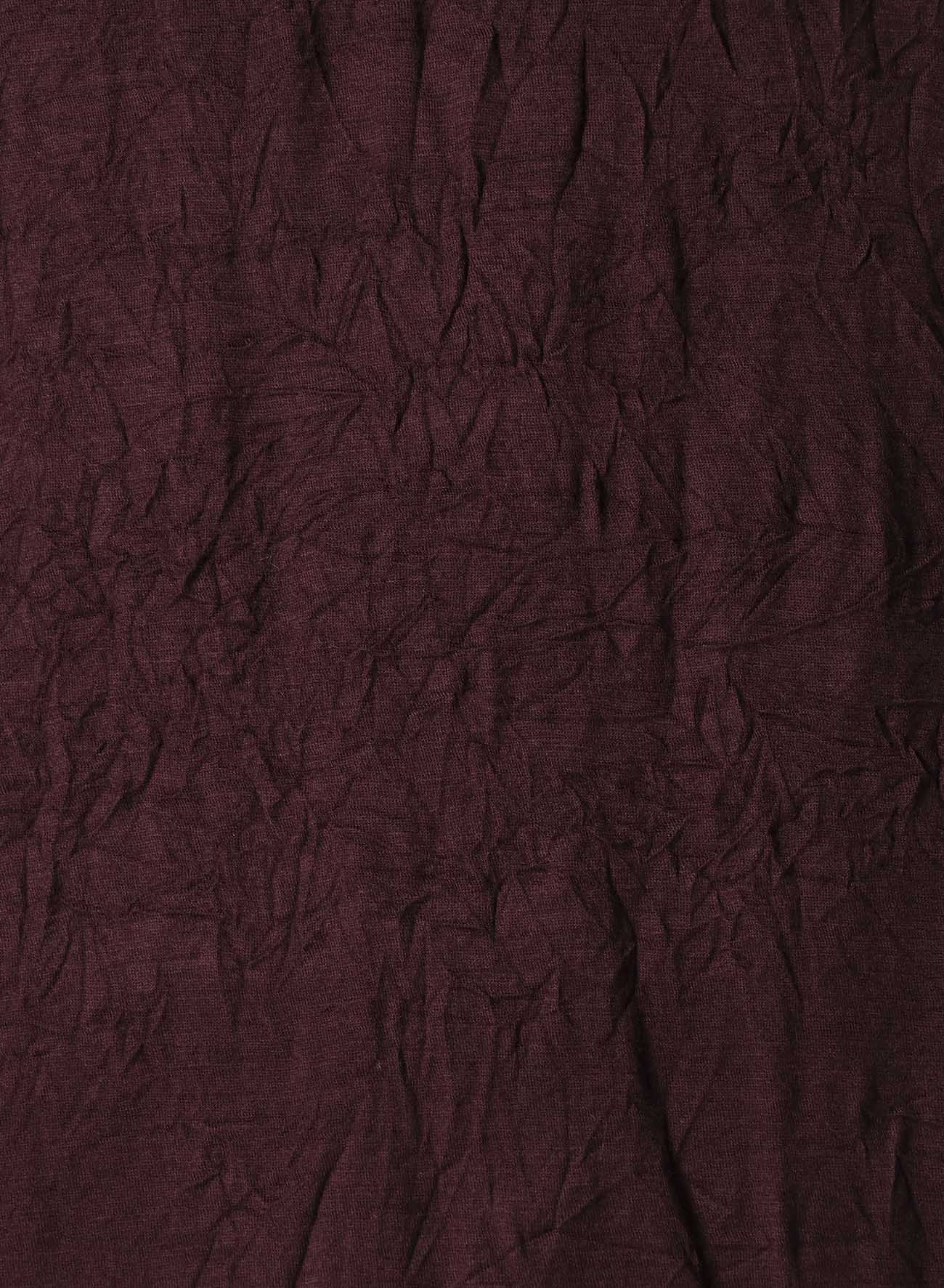 WASHABLE WOOL JERSEY TURTLE NECK LONG SLV T