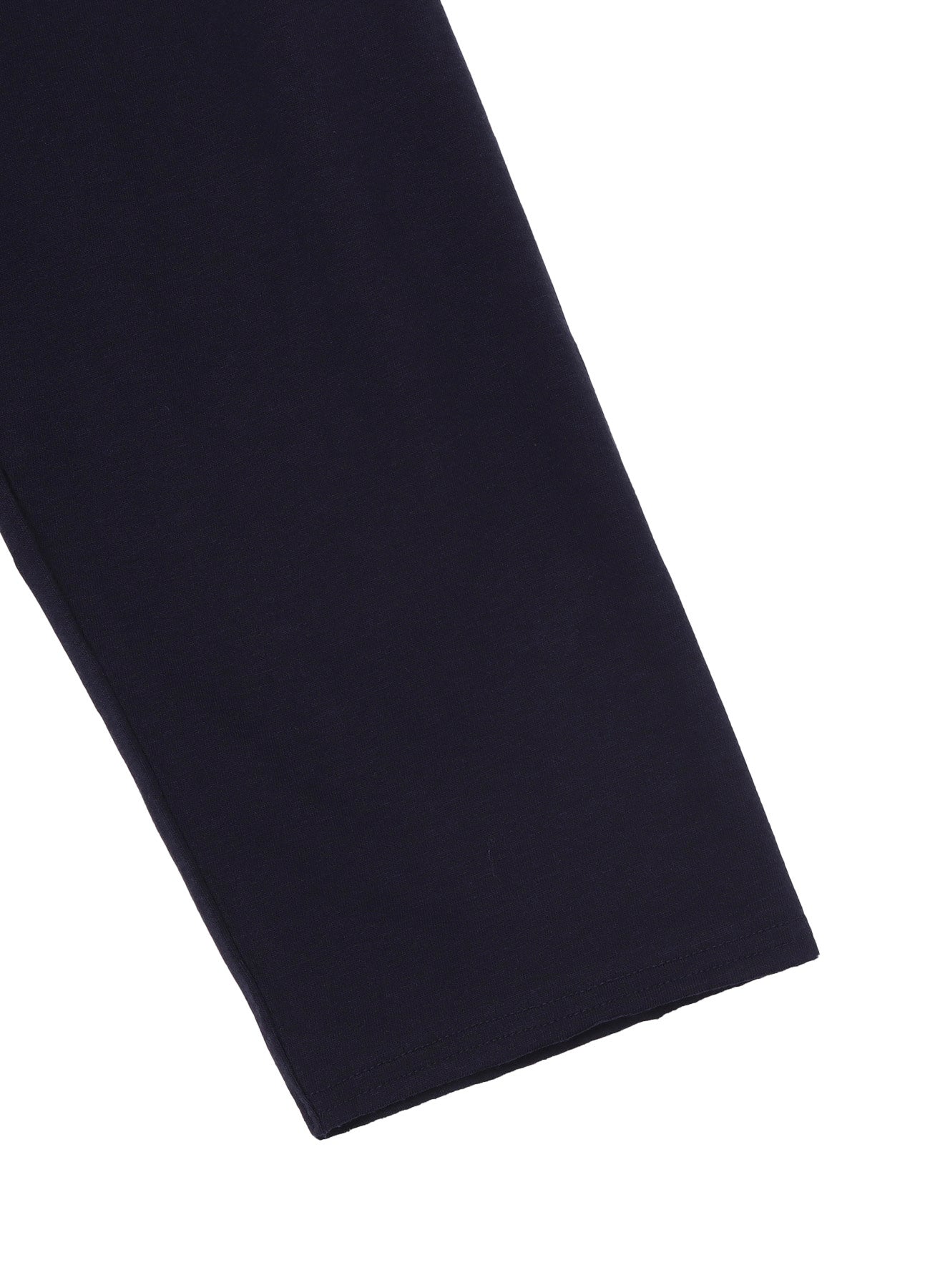 WOOL MIX SINGLE JERSEY SLIT ROUND NECK T
