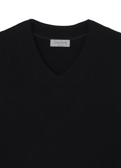 PURL STITCH RAW EDGE VEST