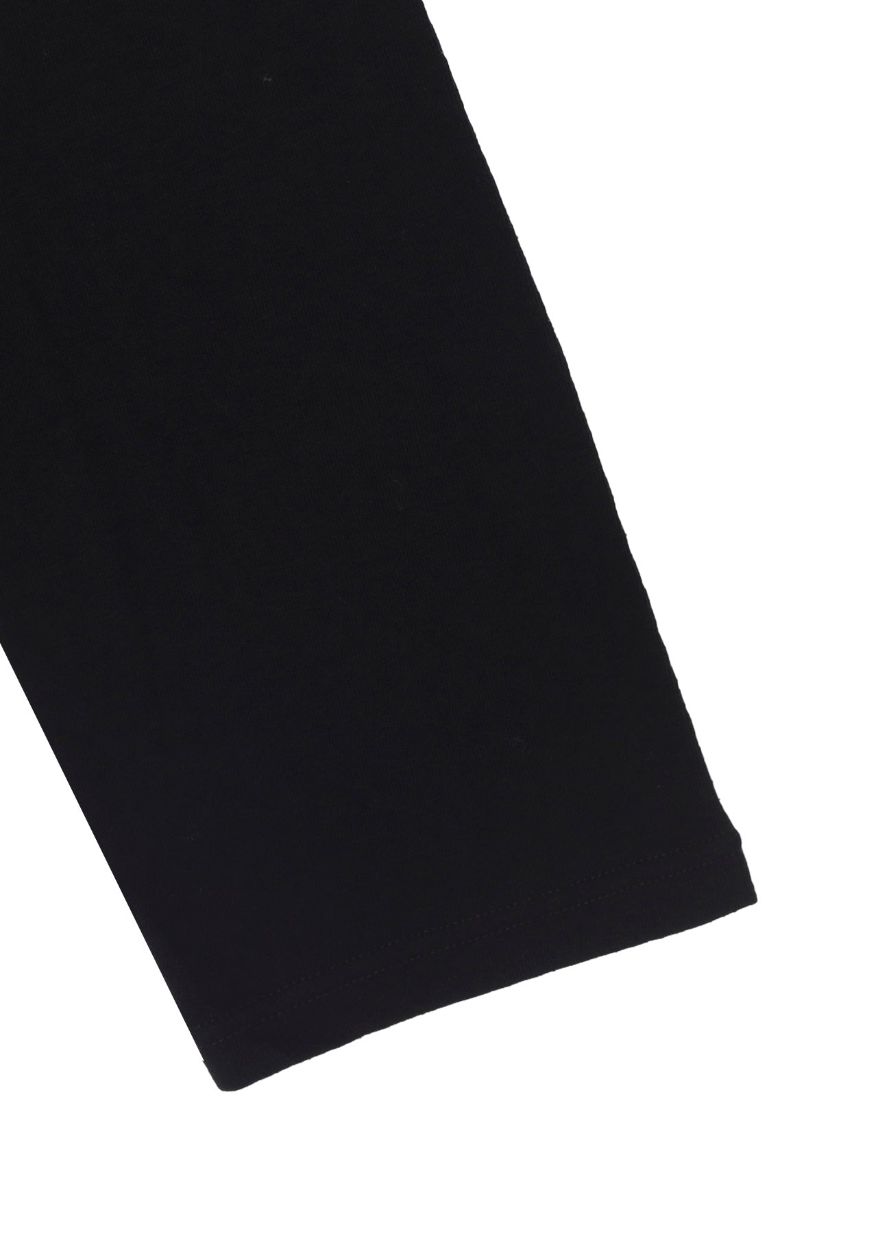 COTTON SILK NOIR GAUZE JERSEY POCKET DETAIL LONG SLV T