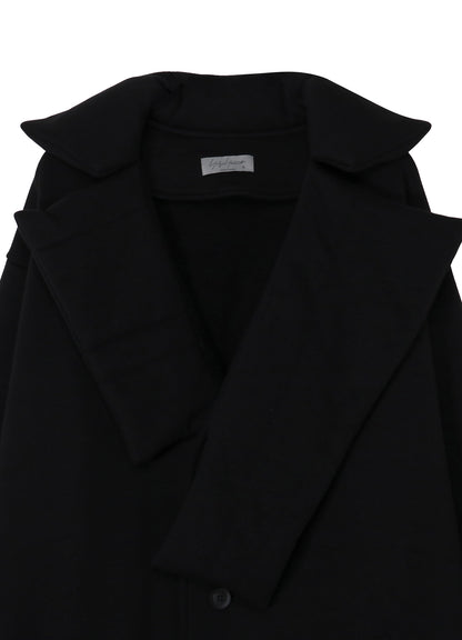 30/2 LOW GAUGE FRENCH TERRY PADDED LONG DESIGNED COLLAR COAT