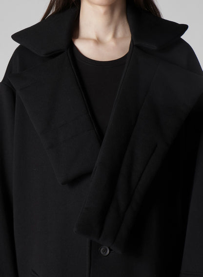 30/2 LOW GAUGE FRENCH TERRY PADDED LONG DESIGNED COLLAR COAT