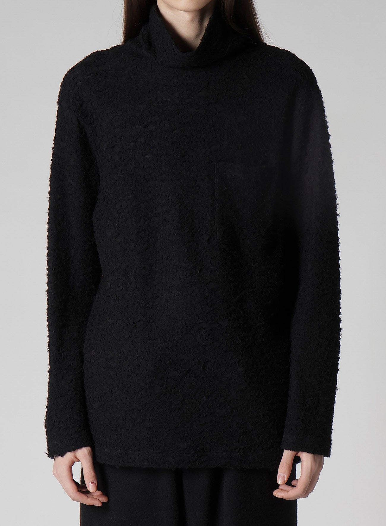 1/60 DOUBLE JACQUARD HIGH NECK PULLOVER