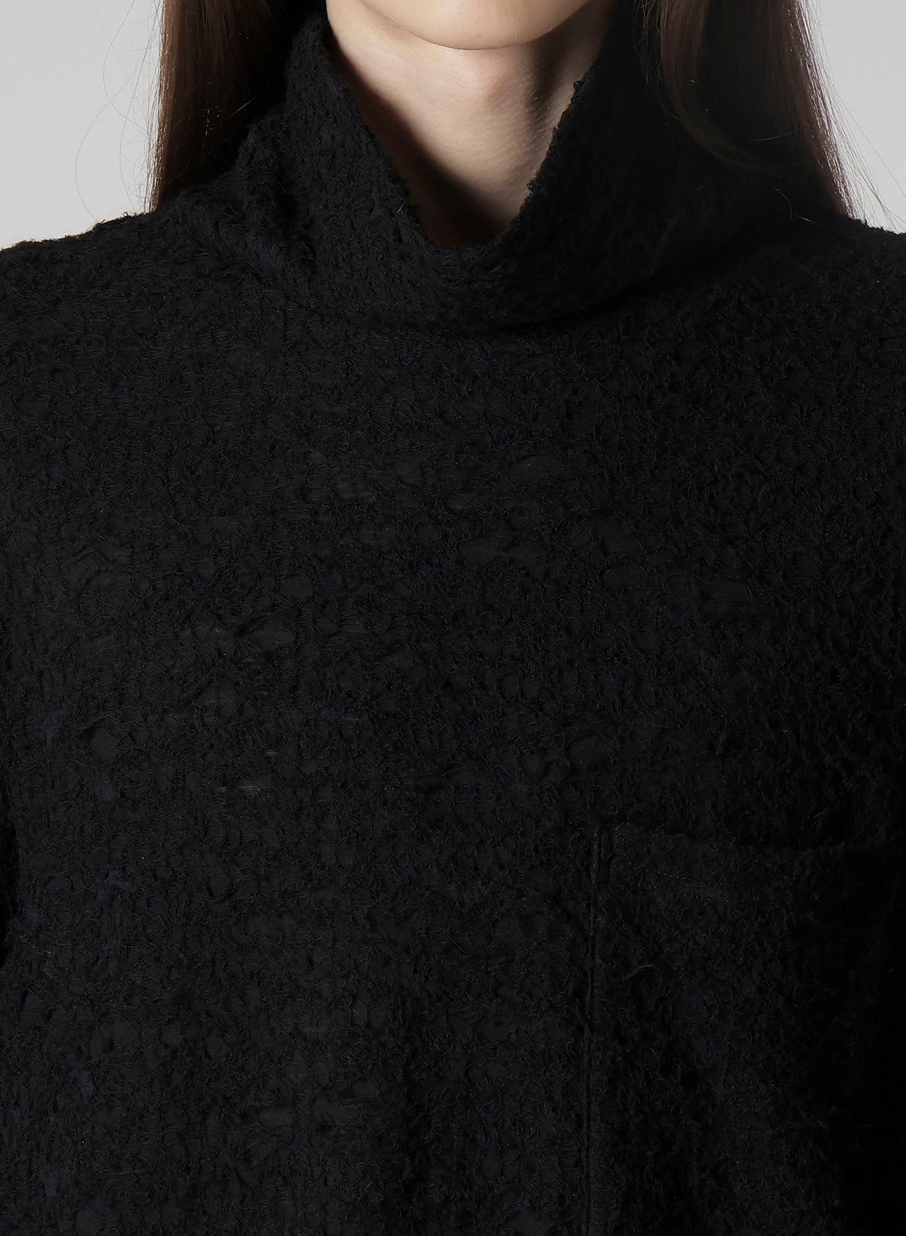 1/60 DOUBLE JACQUARD HIGH NECK PULLOVER