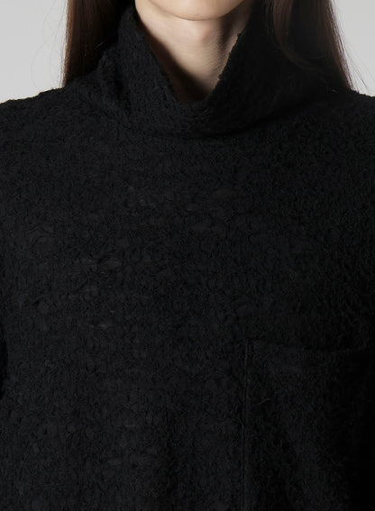 1/60 DOUBLE JACQUARD HIGH NECK PULLOVER