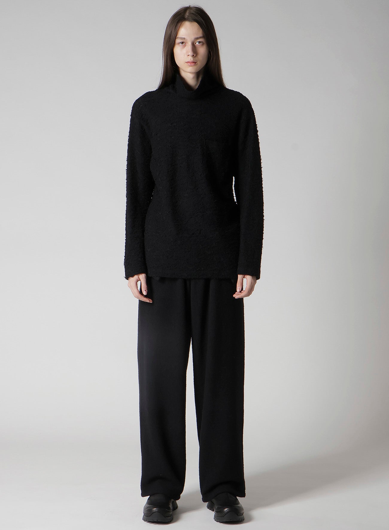 1/60 DOUBLE JACQUARD HIGH NECK PULLOVER