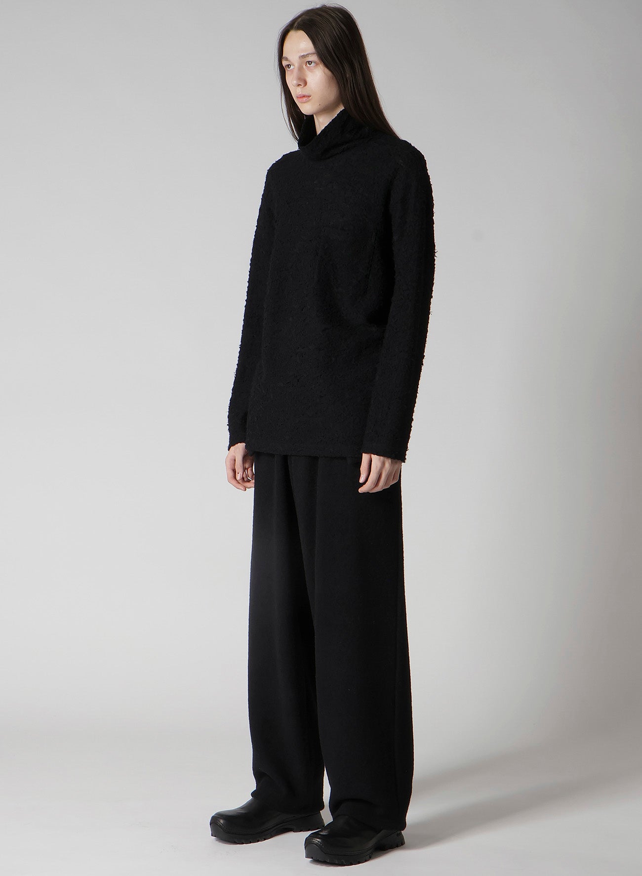 1/60 DOUBLE JACQUARD HIGH NECK PULLOVER
