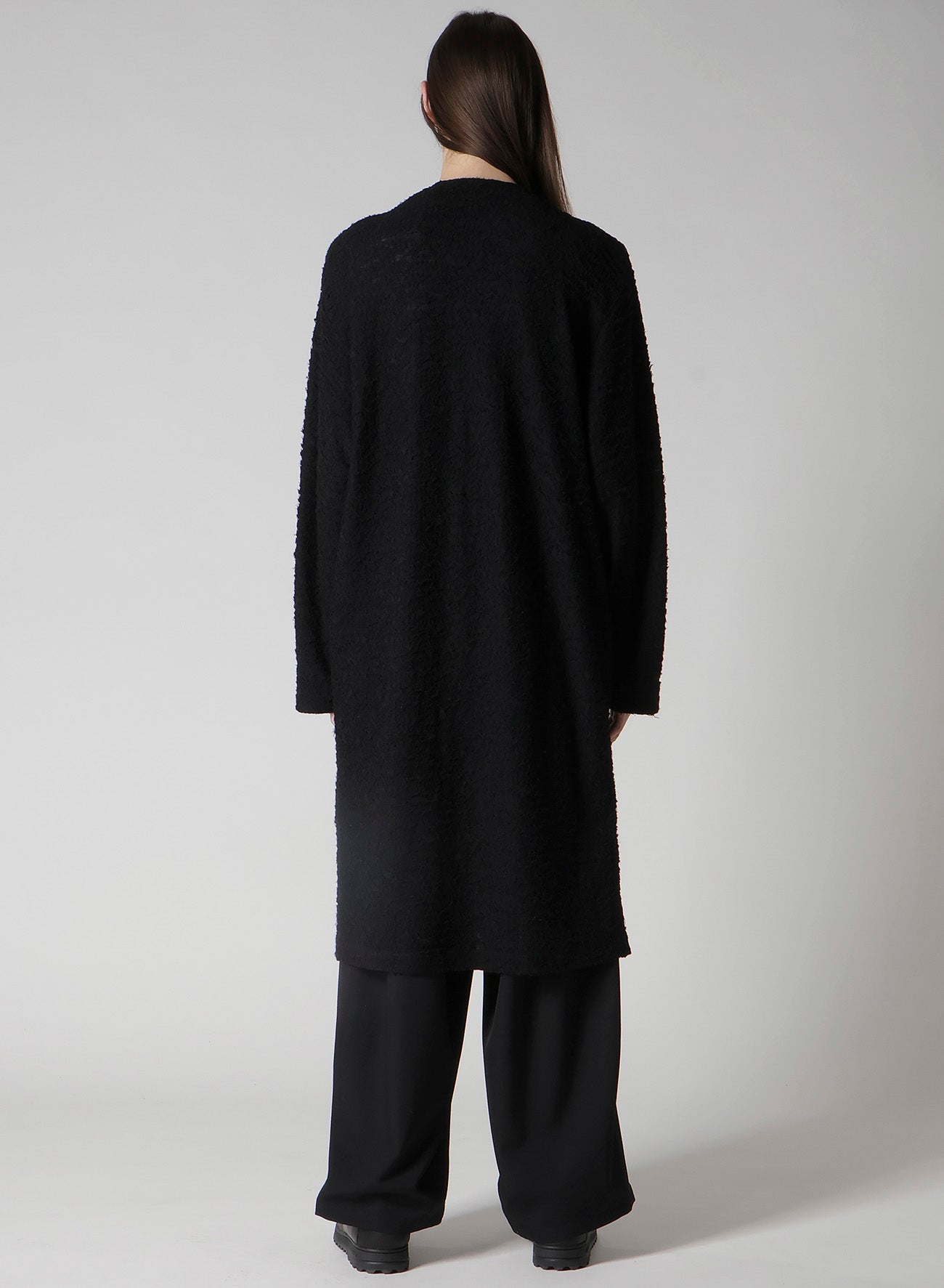 1/60 DOUBLE JACQUARD LONG CARDIGAN